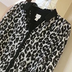 Chico's animal print top